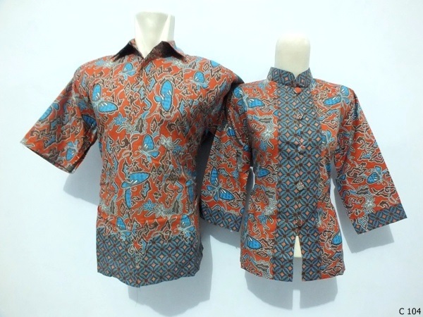 sarimbit blouse batik argreen C104