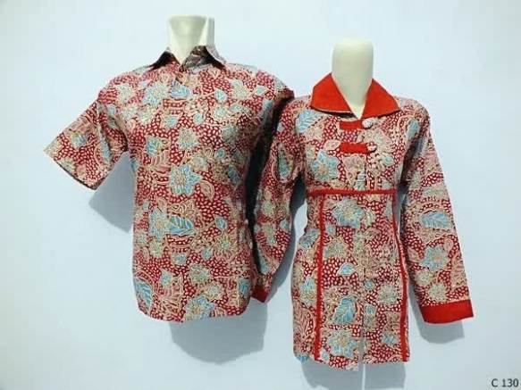 sarimbit blouse batik argreen C130