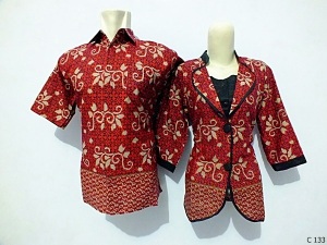 sarimbit blouse batik argreen C133