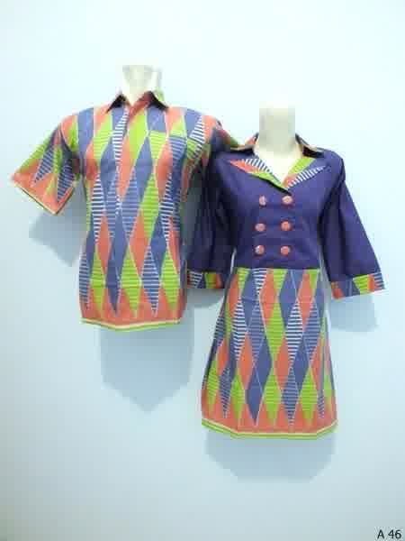 Sarimbit dress batik argreen A46