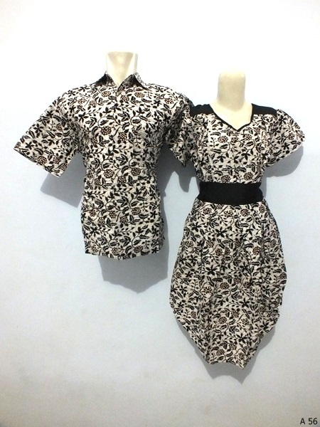 Sarimbit dress batik argreen A56