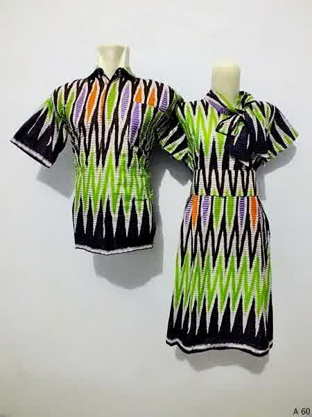 Sarimbit dress batik argreen A60