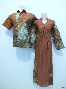 Sarimbit gamis batik argreen B67